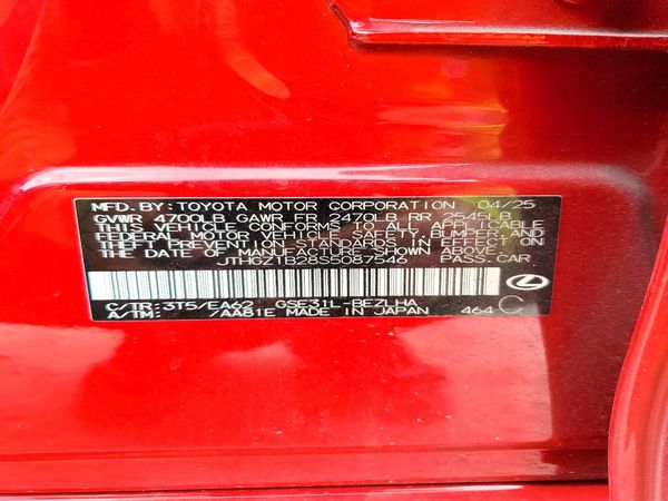 2025 LEXUS IS 350 350 F Sport