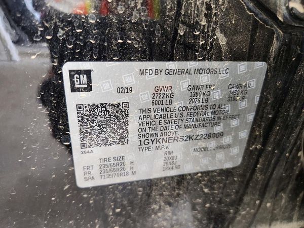 2019 CADILLAC XT5