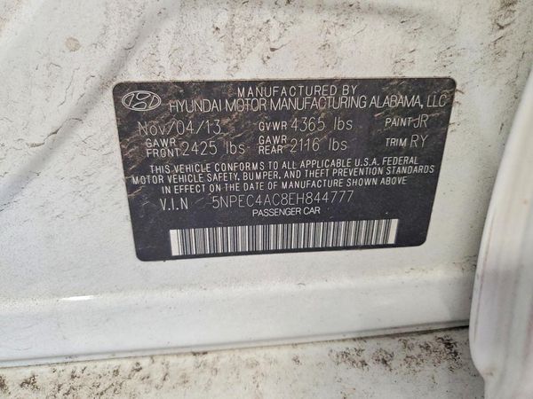 2014 HYUNDAI SONATA