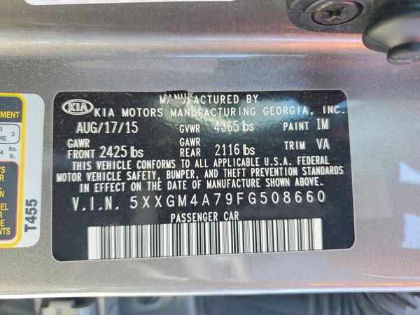 2015 KIA OPTIMA GL(Middle-low grade)