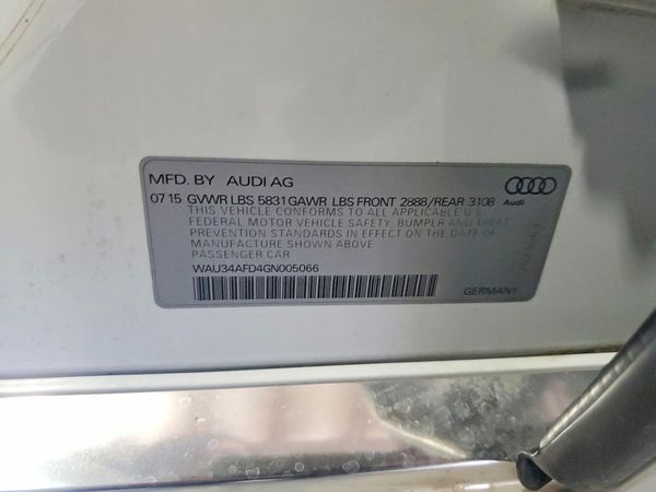 2016 AUDI A8 quattro L