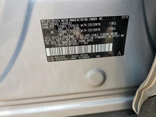 2018 TOYOTA RAV4 Ltd/Platinum