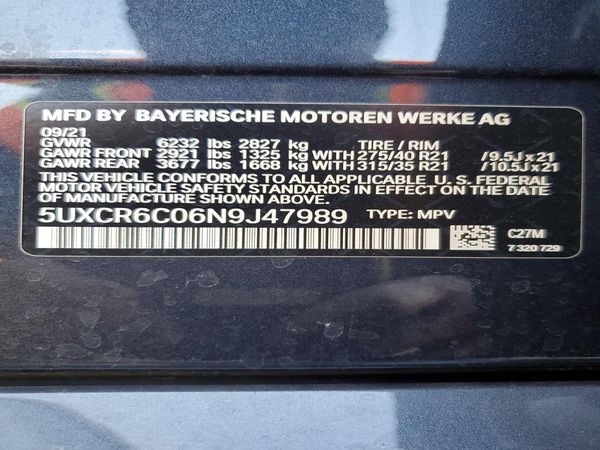 2022 BMW X5 xDrive40i