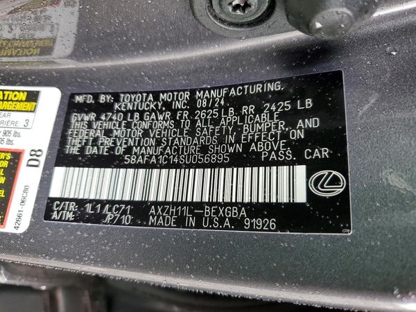 2025 LEXUS ES 300H 300h Ultra Luxury
