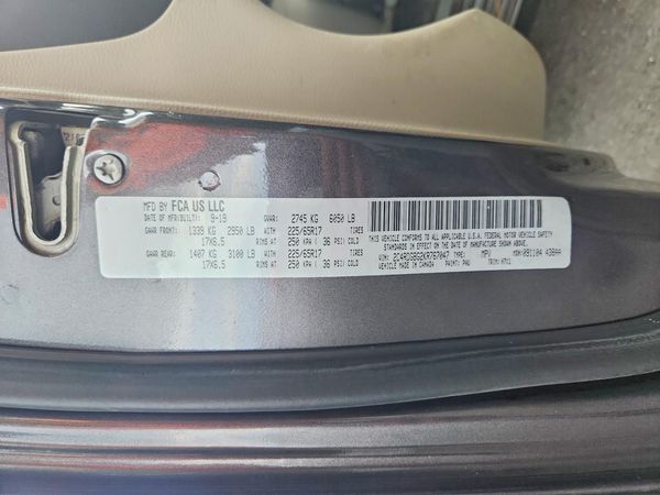 2019 DODGE GRAND CARAVAN