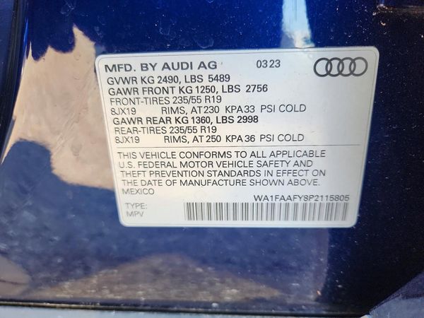 2023 AUDI Q5 S Line quattro Prestige