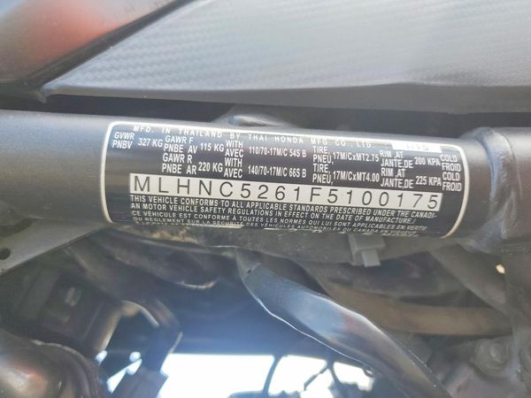 2015 HONDA CB CYCLE