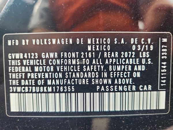 2019 VOLKSWAGEN JETTA S, SE, R-Line