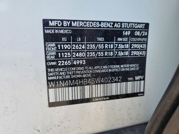 2025 MERCEDES-BENZ GLB GLB250 4MATIC