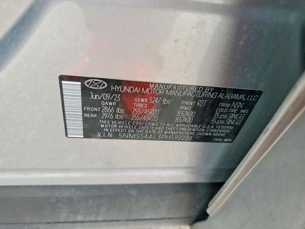 2023 HYUNDAI SANTA FE Calligraphy