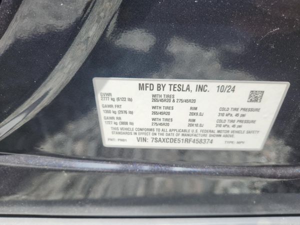 2024 TESLA MODEL X