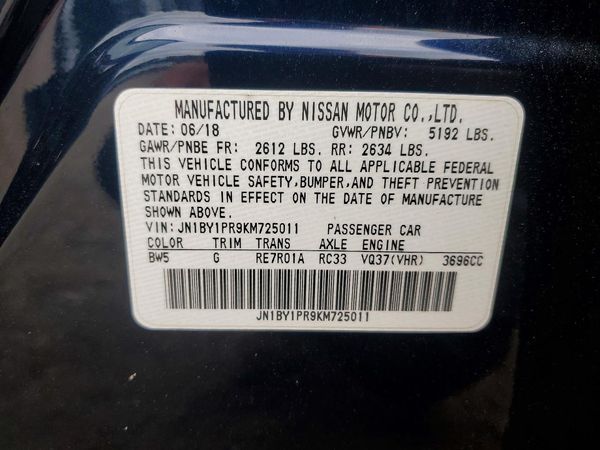 2019 INFINITI Q70L
