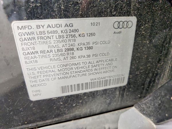 2022 AUDI Q5 S Line quattro Premium