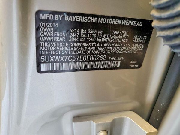 2014 BMW X3 xDrive35i