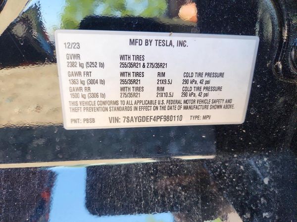 2023 TESLA MODEL Y