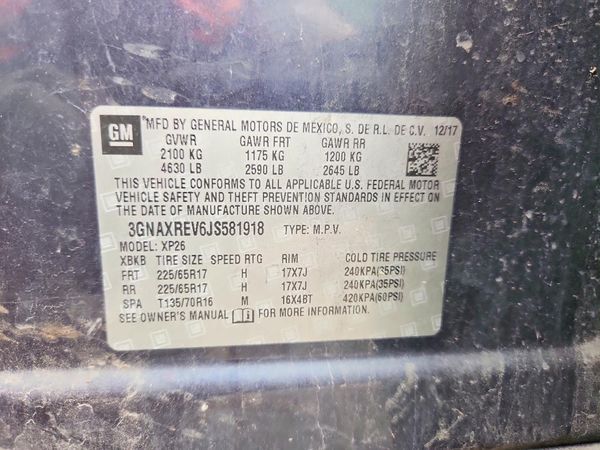 2018 CHEVROLET EQUINOX LS