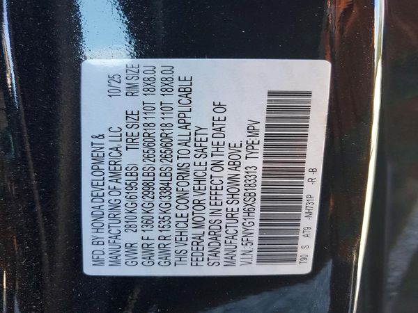2025 HONDA PILOT TRAILSPORT