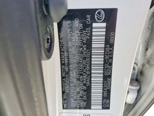 2021 LEXUS ES 350 350 Premium