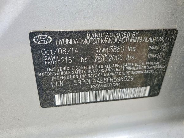 2015 HYUNDAI ELANTRA