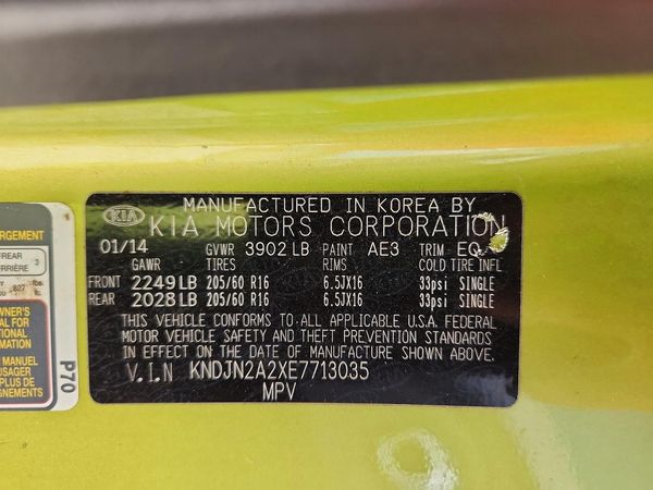 2014 KIA SOUL GL(BASE)