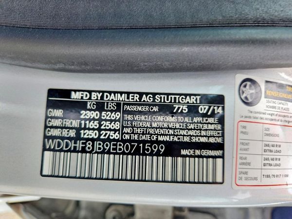 2014 MERCEDES-BENZ E E350