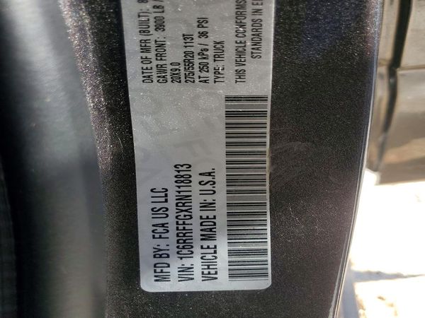 2024 RAM 1500 Big Horn/Lonestar — VINS