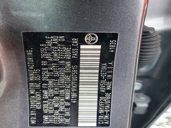 2015 TOYOTA CAMRY