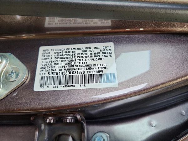 2013 ACURA RDX Technology Package