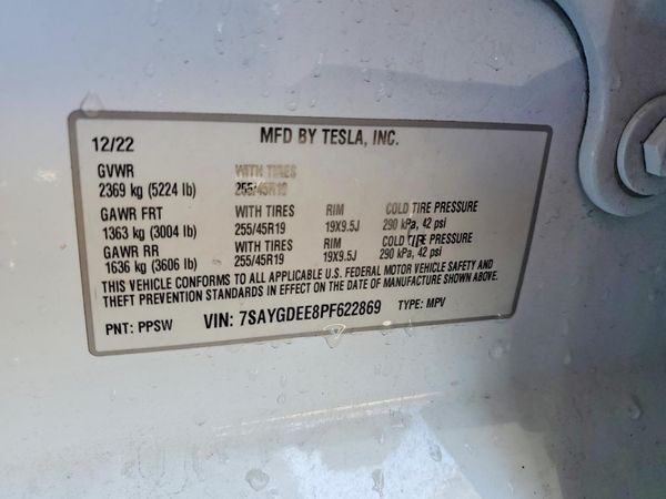 2023 TESLA MODEL Y