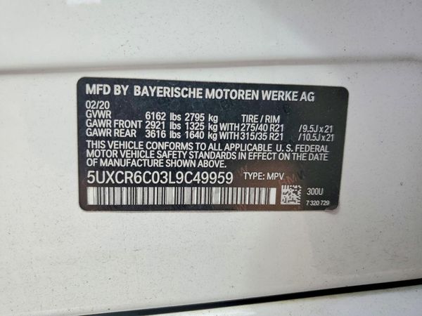 2020 BMW X5 xDrive40i