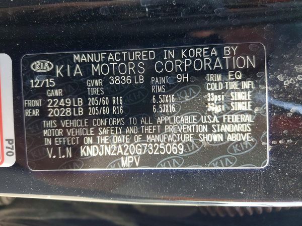 2016 KIA SOUL Plus