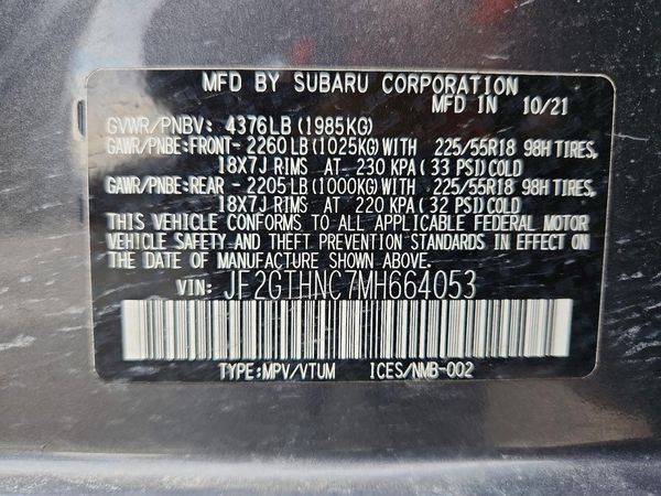 2021 SUBARU CROSSTREK Limited+NAVI+ES+BSD