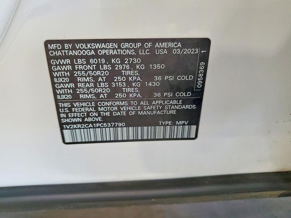 2023 VOLKSWAGEN ATLAS