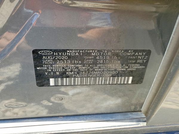 2021 HYUNDAI SONATA HYBRID SEL