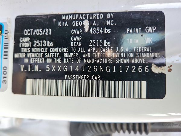 2022 KIA K5 LXS