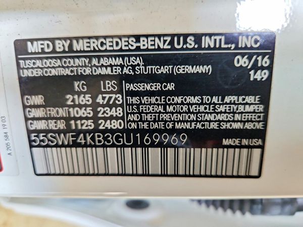 2016 MERCEDES-BENZ C C300-4M