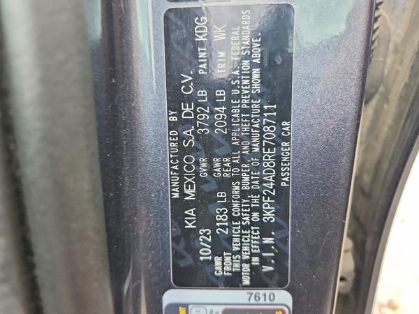 2024 KIA FORTE