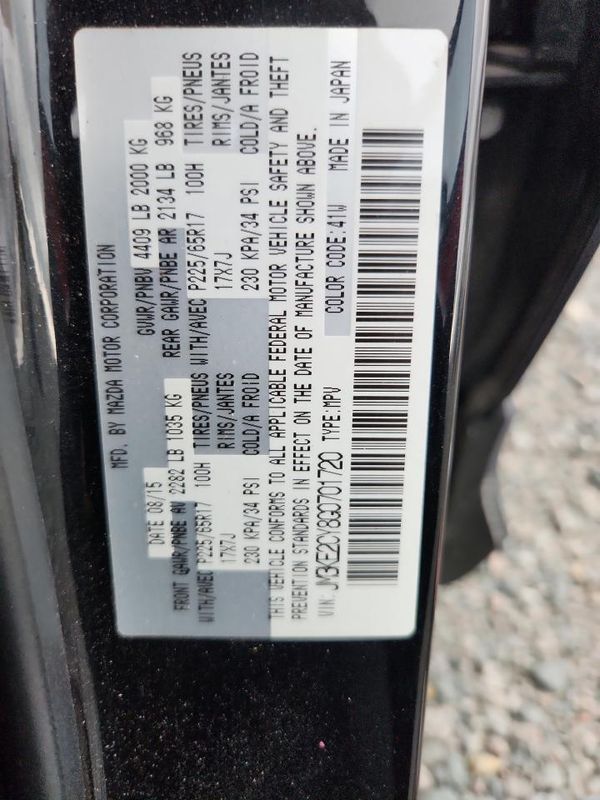 2016 MAZDA CX-5 Touring/GS