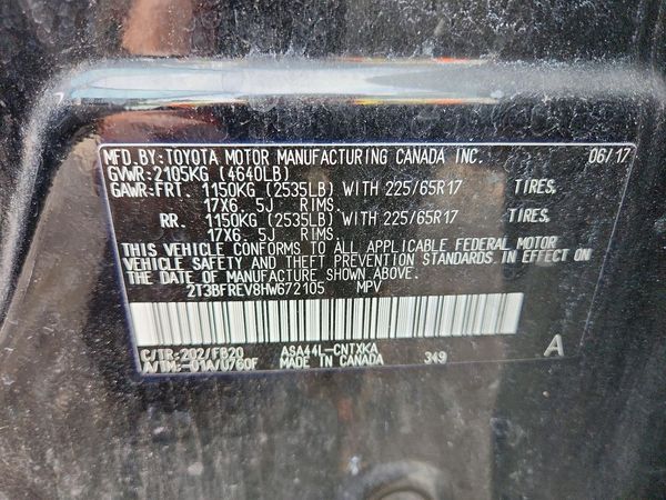 2017 TOYOTA RAV4