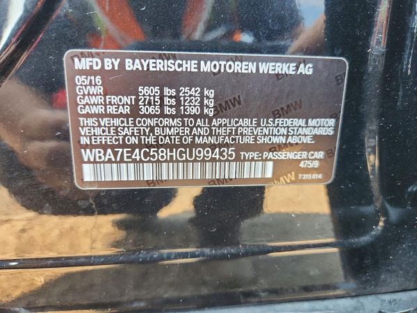 2017 BMW 740 xDrive