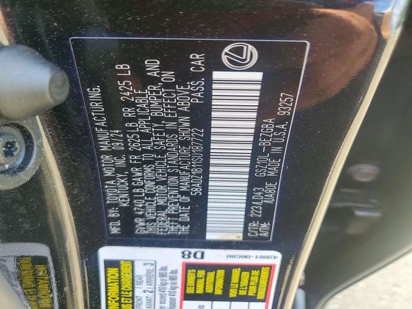 2025 LEXUS ES 350 350 Premium