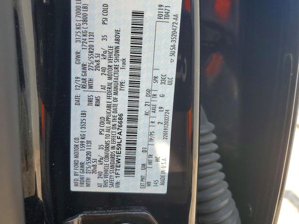 2020 FORD F150