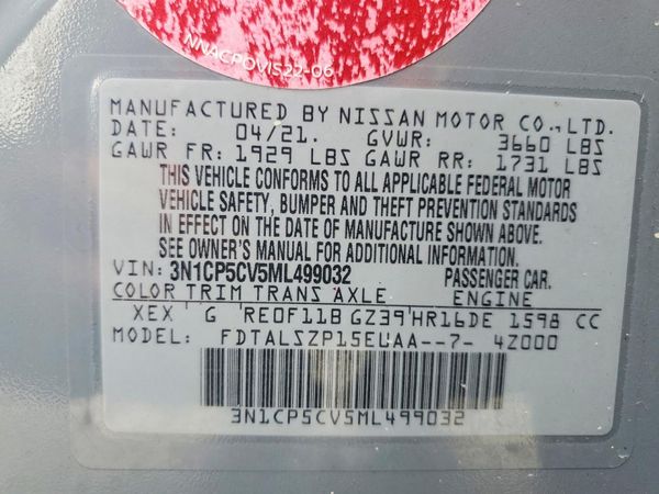 2021 NISSAN KICKS