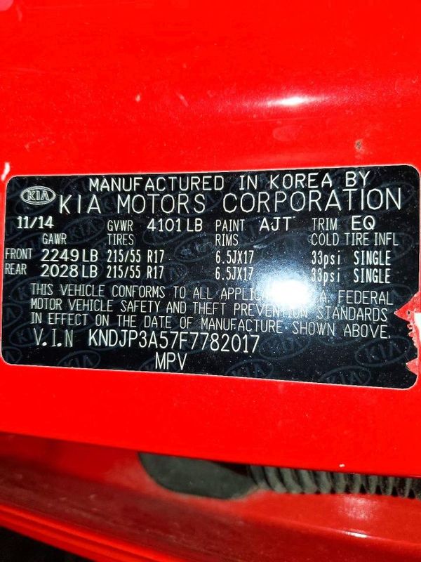 2015 KIA SOUL GLS(Middle grade)