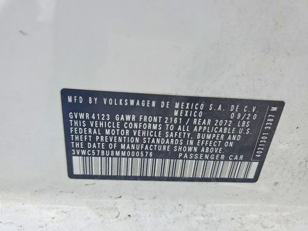 2021 VOLKSWAGEN JETTA S / SE / R-Line