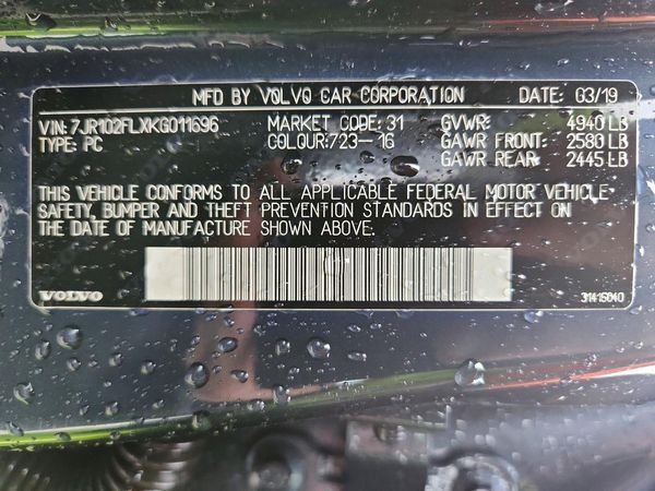 2019 VOLVO S60