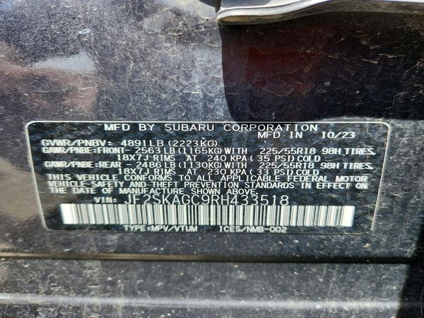 2024 SUBARU FORESTER Sport
