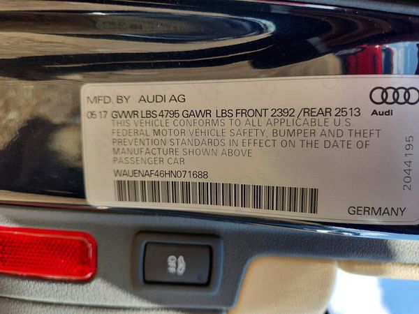 2017 AUDI A4 quattro Premium Plus