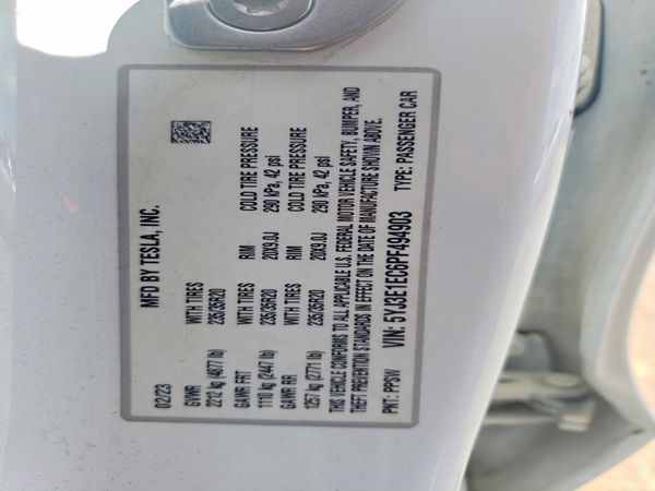 2023 TESLA MODEL 3