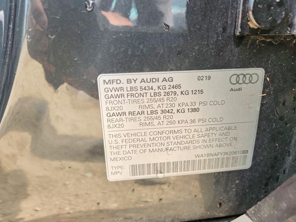 2019 AUDI Q5 quattro Premium Plus